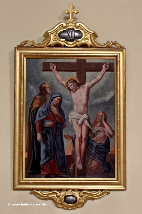 Arnsberg Propsteikirche St. Laurentius, Kreuzweg 12. Station: Jesus stirbt am Kreuz