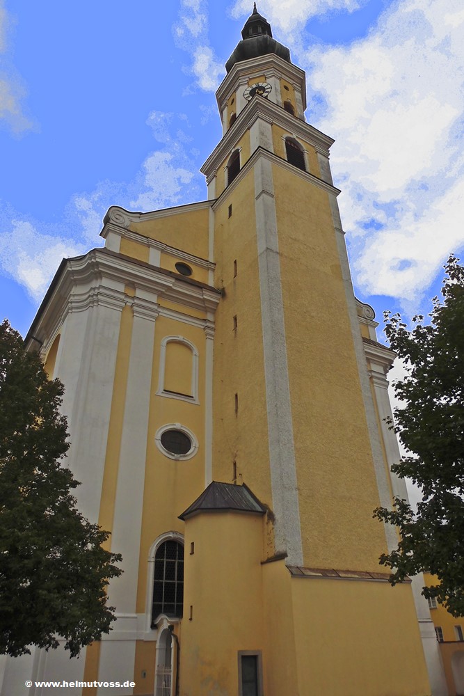 Schärding Österreich, Stadtpfarrkirche St. Georg